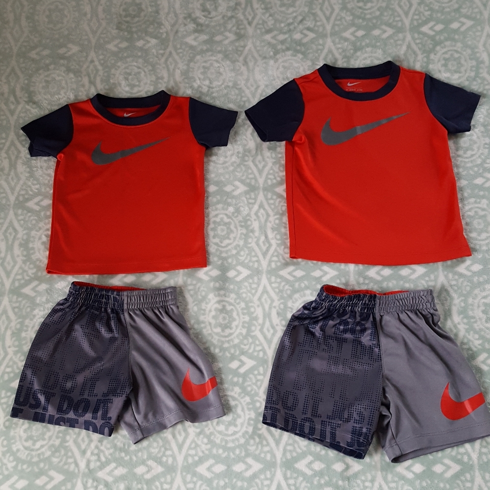 24 Months & 2-3 T Nike Shirts Shorts Sets